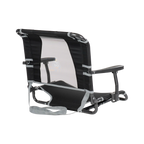 Compact Cushion Big Comfort Stadium Chair with Armrests - Choice 465 - Lightweight Folding Bleacher Chair with Cushioning Detail