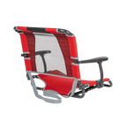 Compact Cushion Big Comfort Stadium Chair with Armrests - Choice 465 - Lightweight Folding Bleacher Chair with Cushioning Detail