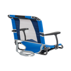 Compact Cushion Big Comfort Stadium Chair with Armrests - Choice 465 - Lightweight Folding Bleacher Chair with Cushioning Detail