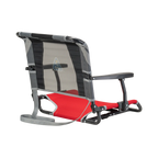 Compact Cushion Big Comfort Stadium Chair with Armrests - Choice 465 - Lightweight Folding Bleacher Chair with Cushioning Detail