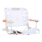 Patented Spring-Action Stadium Rock-Cliner - Choice 540 - RoadTrip Rocker Smooth Motion Camp Chair - Snow Camo