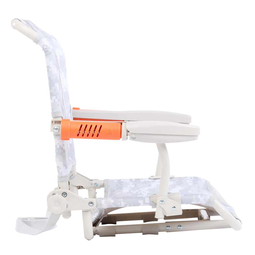 Patented Spring-Action Stadium Rock-Cliner - Choice 540 - RoadTrip Rocker Smooth Motion Camp Chair Detail