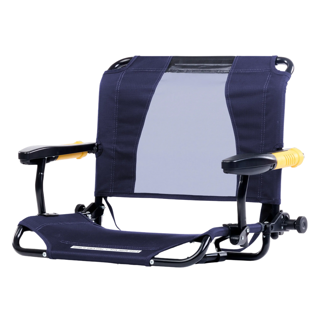 Patented Spring-Action Stadium Rock-Cliner - Choice 540 - RoadTrip Rocker Smooth Motion Camp Chair Detail