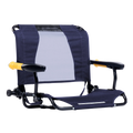 Patented Spring-Action Stadium Rock-Cliner - Choice 540 - RoadTrip Rocker Smooth Motion Camp Chair - Rich Blue