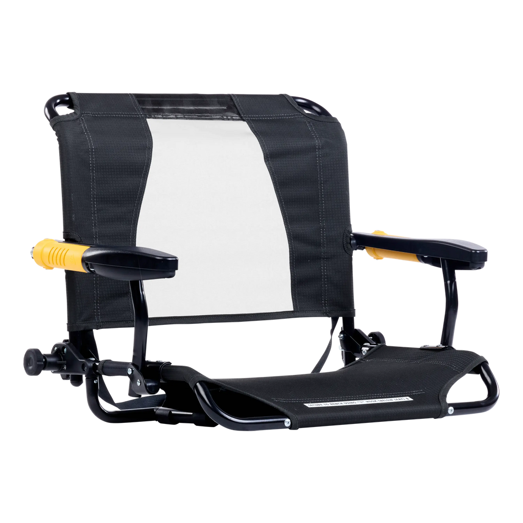 Patented Spring-Action Stadium Rock-Cliner - Choice 540 - RoadTrip Rocker Smooth Motion Camp Chair - Dark Charcoal