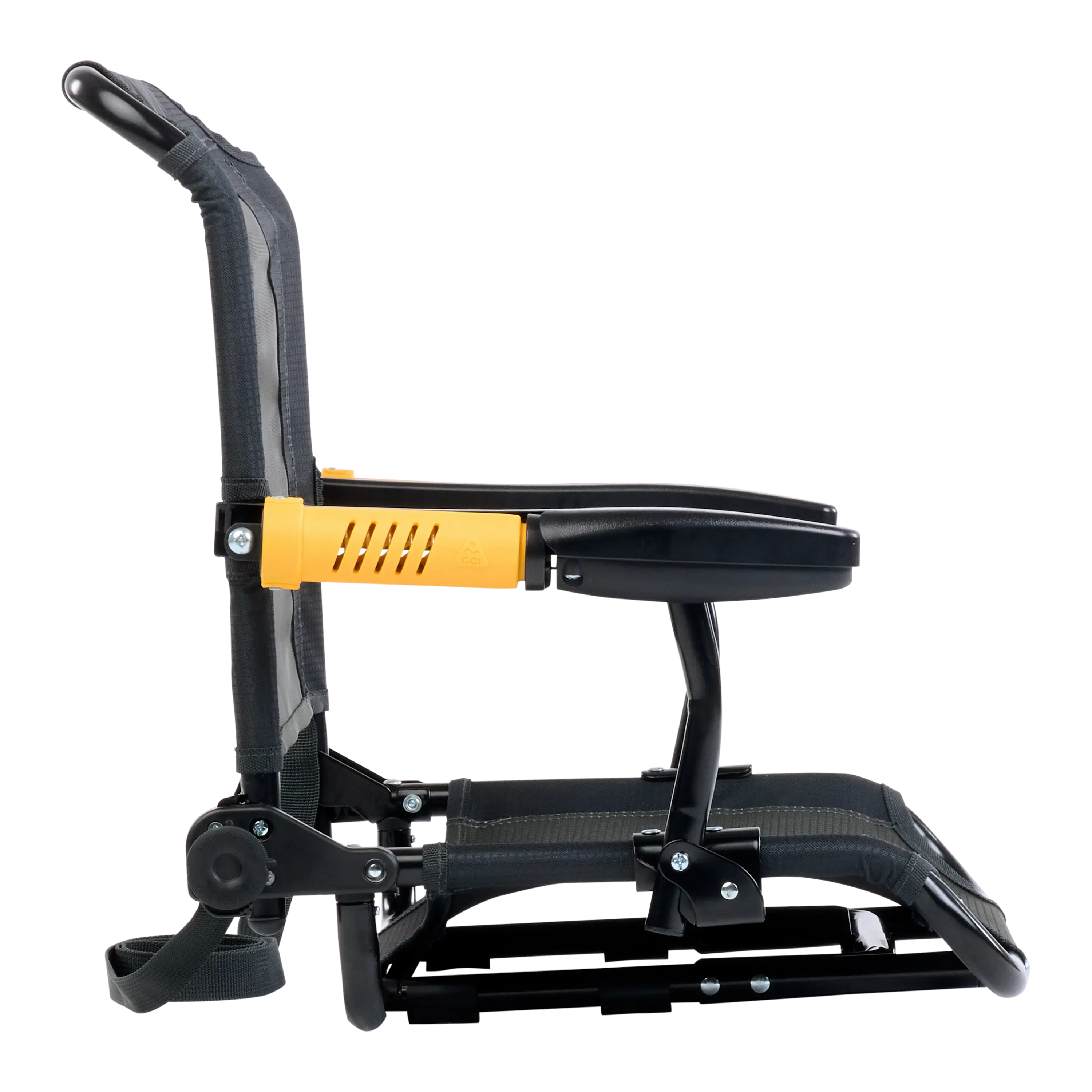 Patented Spring-Action Stadium Rock-Cliner - Choice 540 - RoadTrip Rocker Smooth Motion Camp Chair Detail