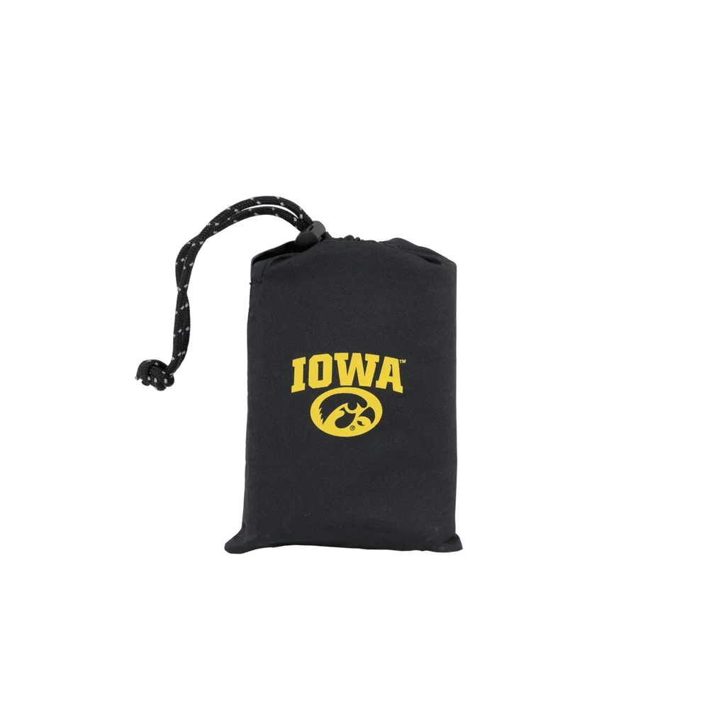 Bleacher-Friendly College V Seat Inflatable Stadium Cushion - Iowa Hawkeyes - Choice 157 - Lightweight Folding Bleacher Chair with Cushioning Detail