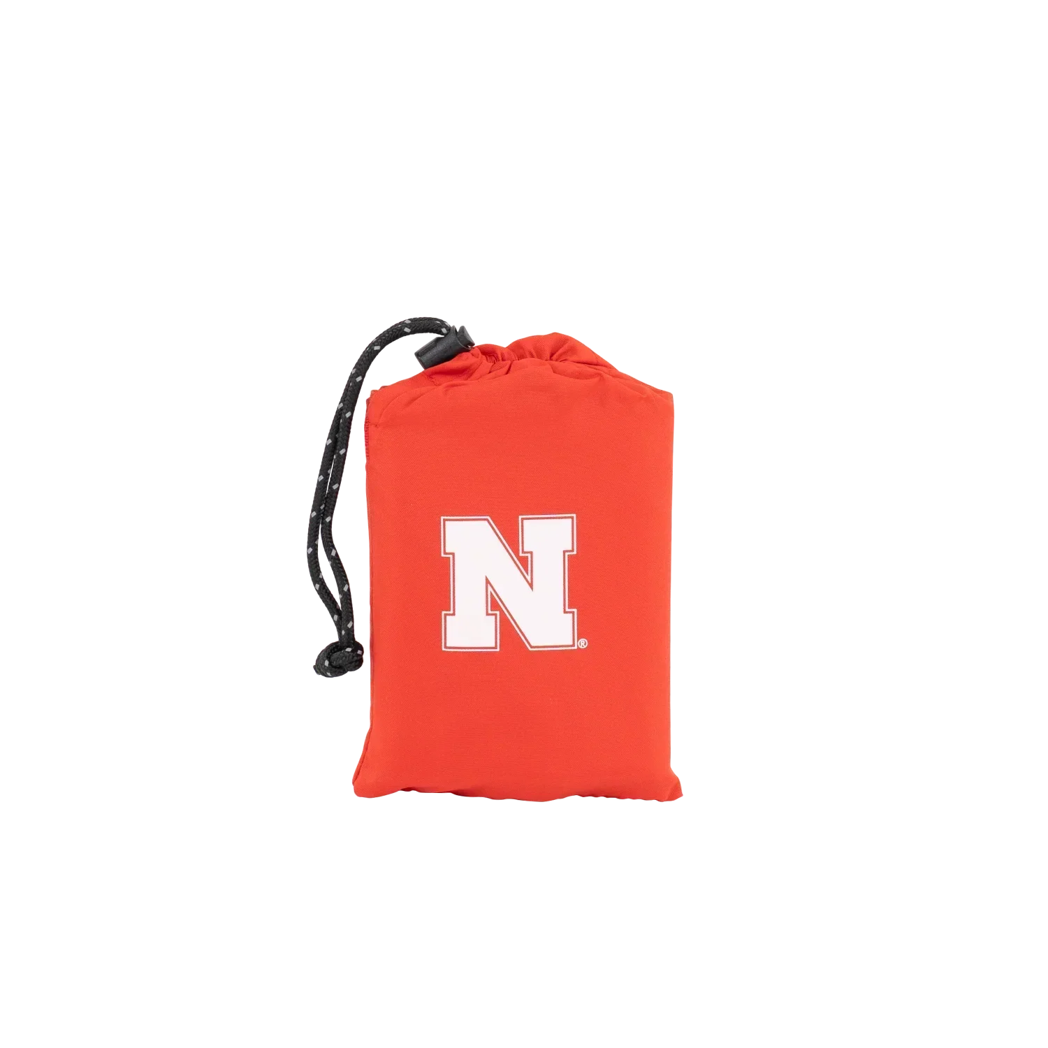 Compact Cushion College V Seat Inflatable Stadium Cushion - Nebraska Cornhuskers - Choice 277 - Grandstand Cushion Seat with Secure Under-Bench Hooks Detail
