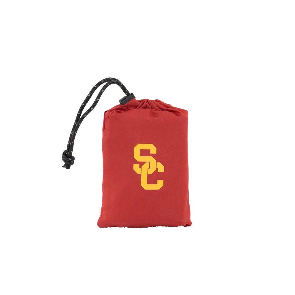 Ergonomic Back-Support College V Seat Inflatable Stadium Cushion - USC Trojans - Choice 523 - Bleacher-Friendly Stadium Chair with Back Support Detail
