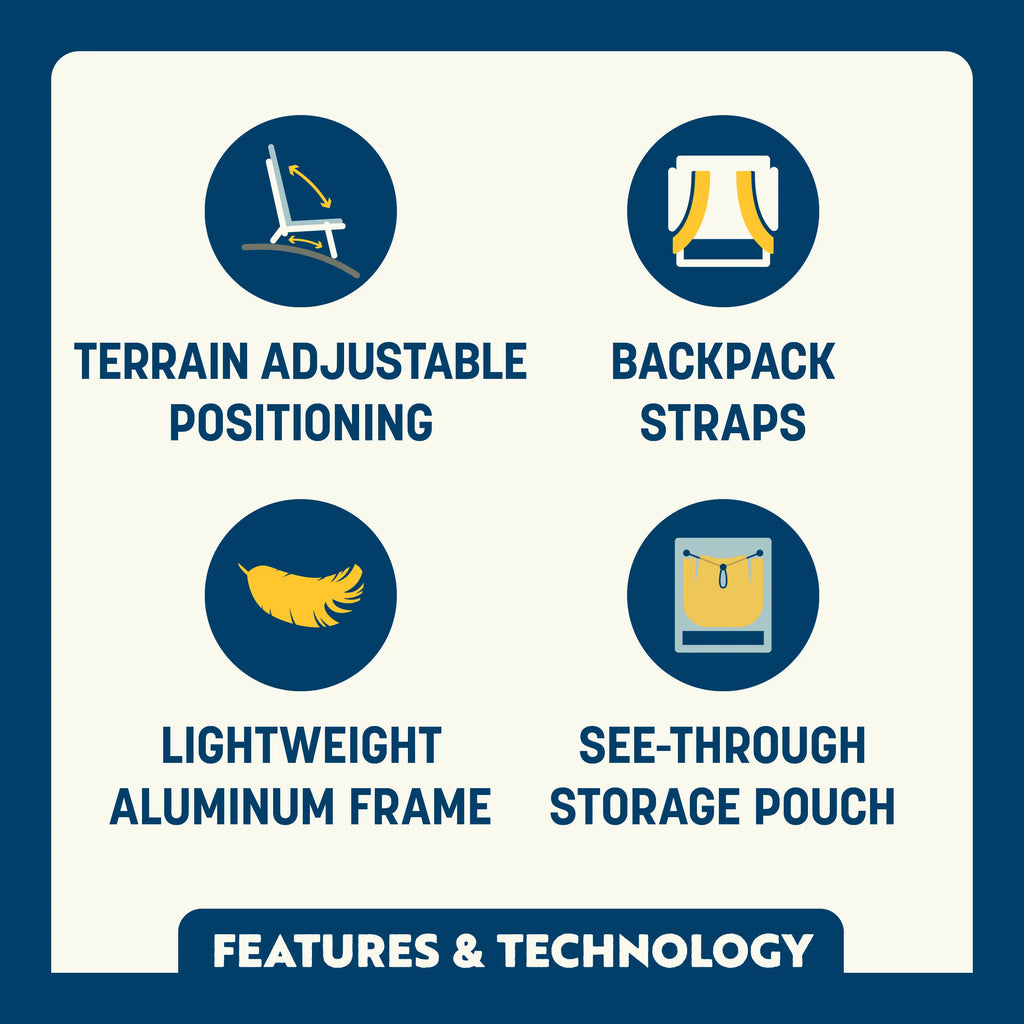 Rust-Resistant Aluminum Everywhere Chair 2 - Choice 656 - Multi-Position Outdoor Beach Chair with Pillow Detail
