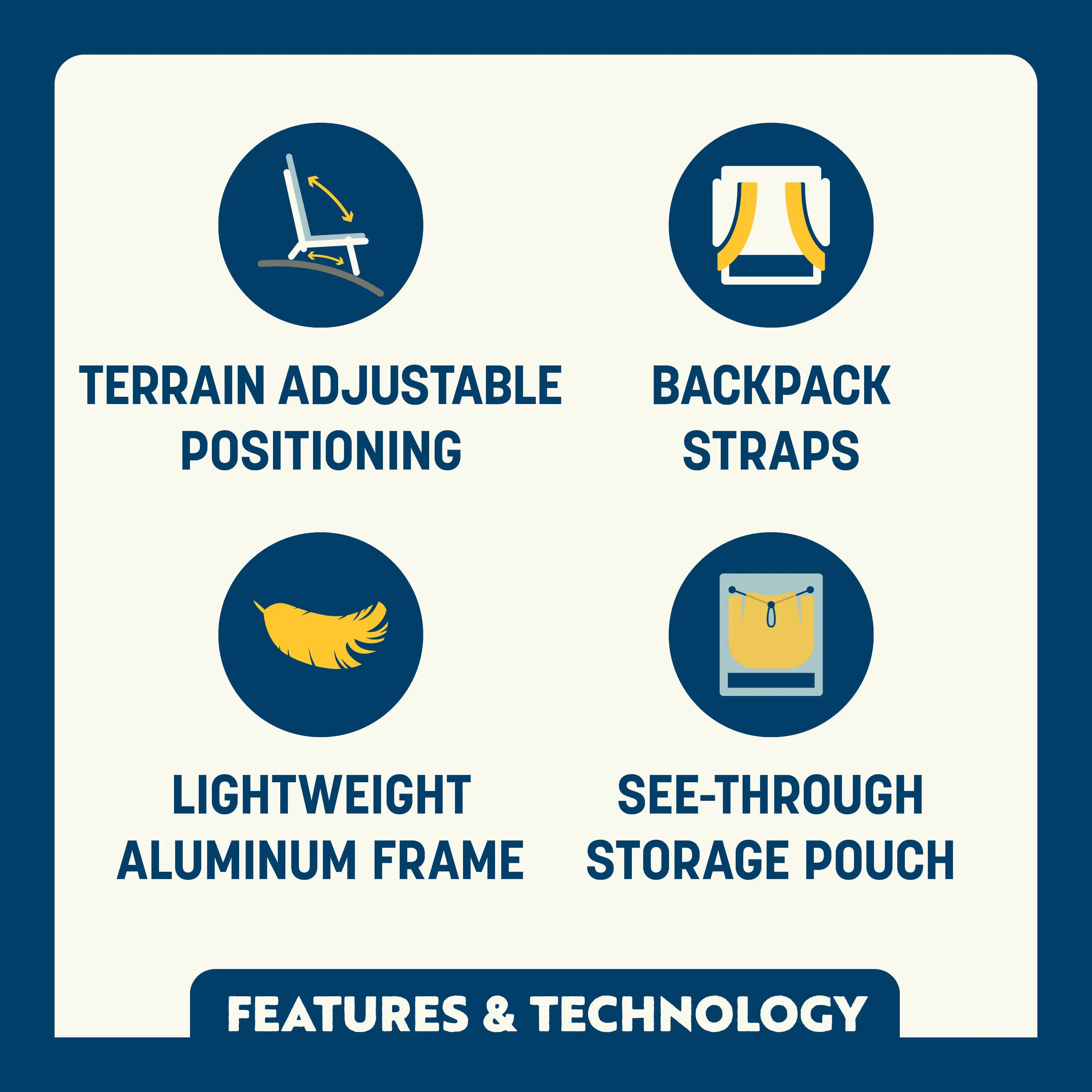 Rust-Resistant Aluminum Everywhere Chair 2 - Choice 656 - Multi-Position Outdoor Beach Chair with Pillow Detail