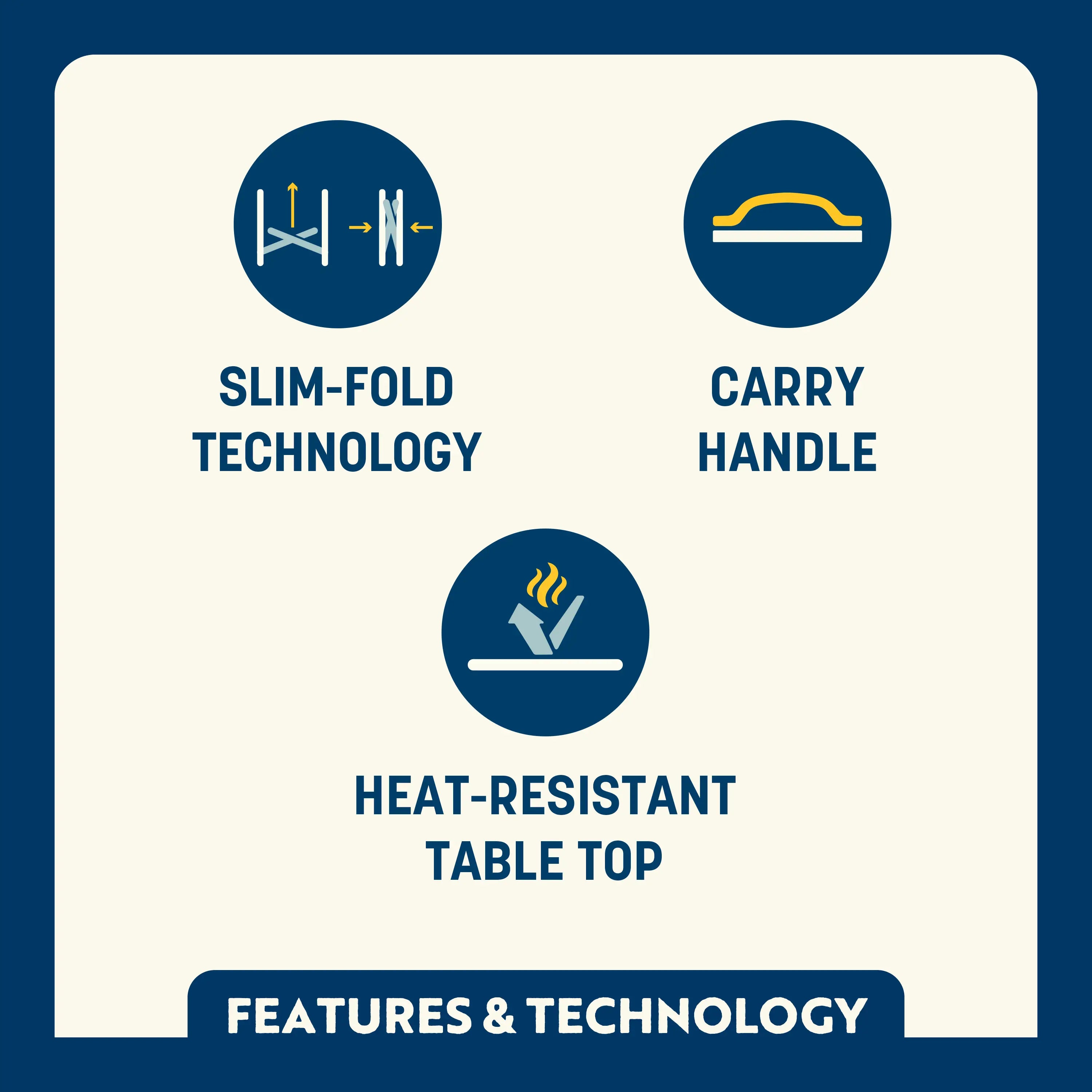Stainless Steel BBQ Slim-Fold Cook Station - Choice 575 - Multi-Purpose Outdoor Culinary Cooking Set Detail