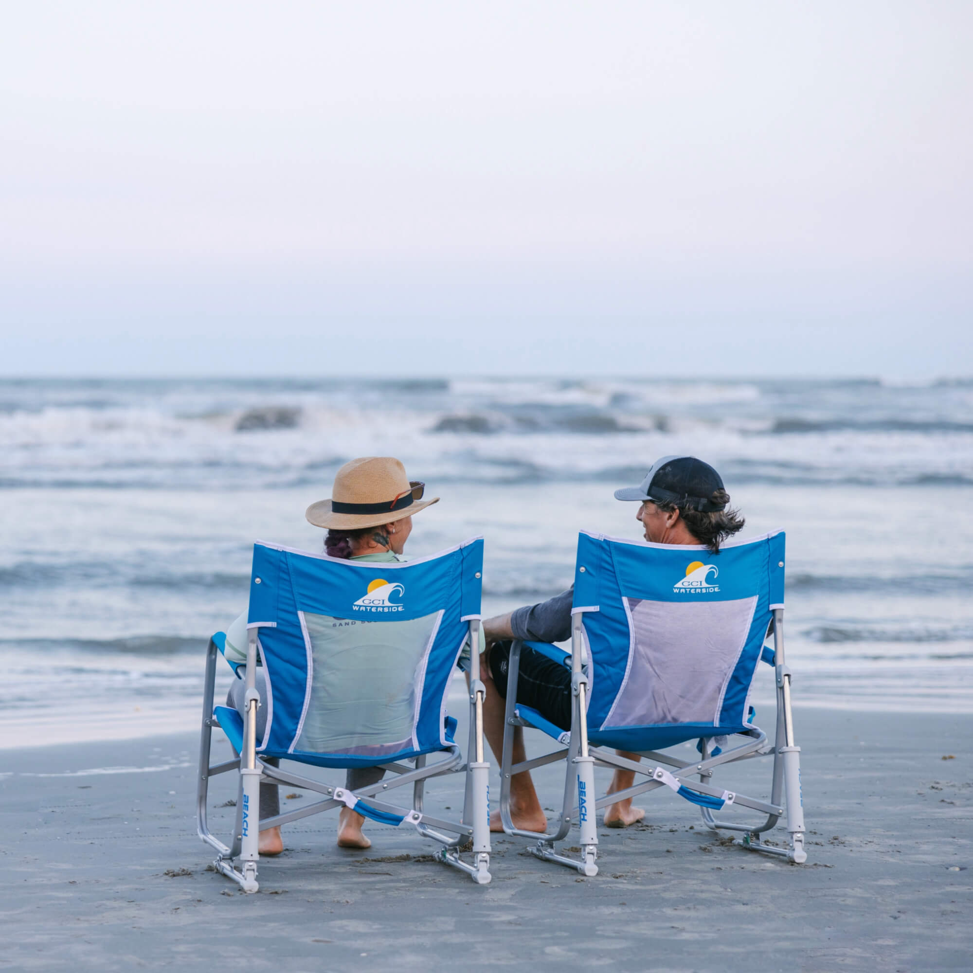 Smooth Motion Beach Rocker - Choice 712 - Patented Spring-Action Rocking Chair for Camping Detail