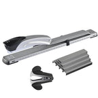 Minimalist Long Reach Stapler,with 2000 Staples & Stapler Remover Full Strip，20-25 Set