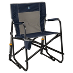 Luxury Camp Freestyle Rocker - Choice 711 - Freestyle Rocker Portable Outdoor Folding Chair - Indigo