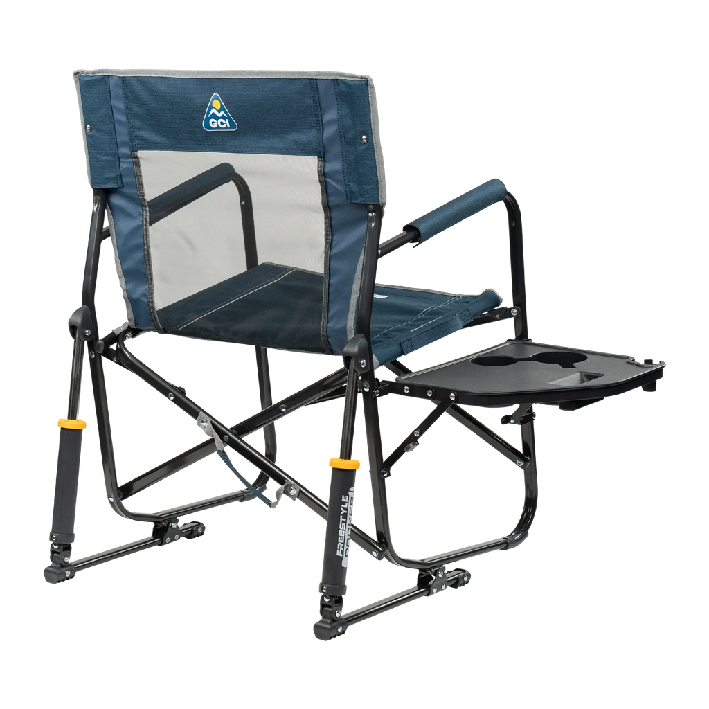 Heavy-Duty Freestyle Freestyle Rocker with Side Table - Choice 853 - Heavy-Duty Kickback Rocker with Beverage Holder Detail
