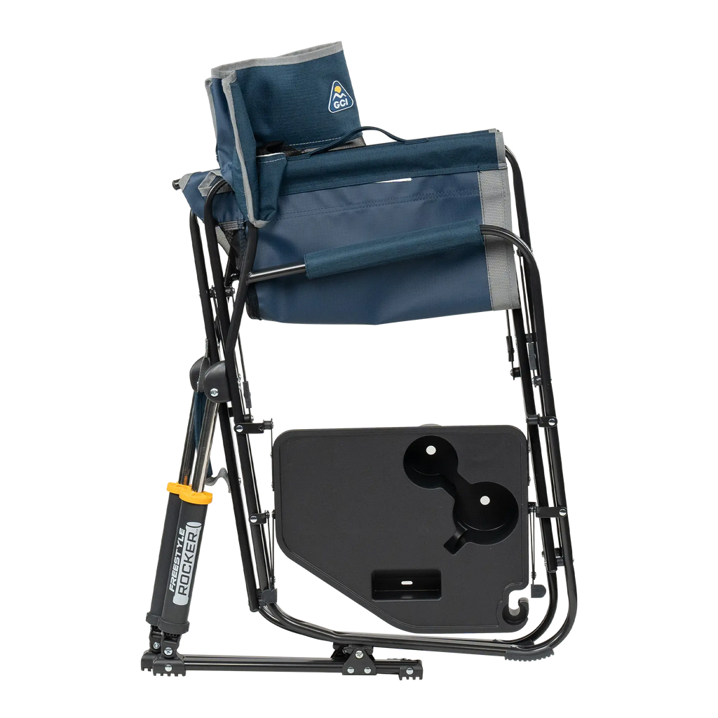 Heavy-Duty Freestyle Freestyle Rocker with Side Table - Choice 853 - Heavy-Duty Kickback Rocker with Beverage Holder Detail