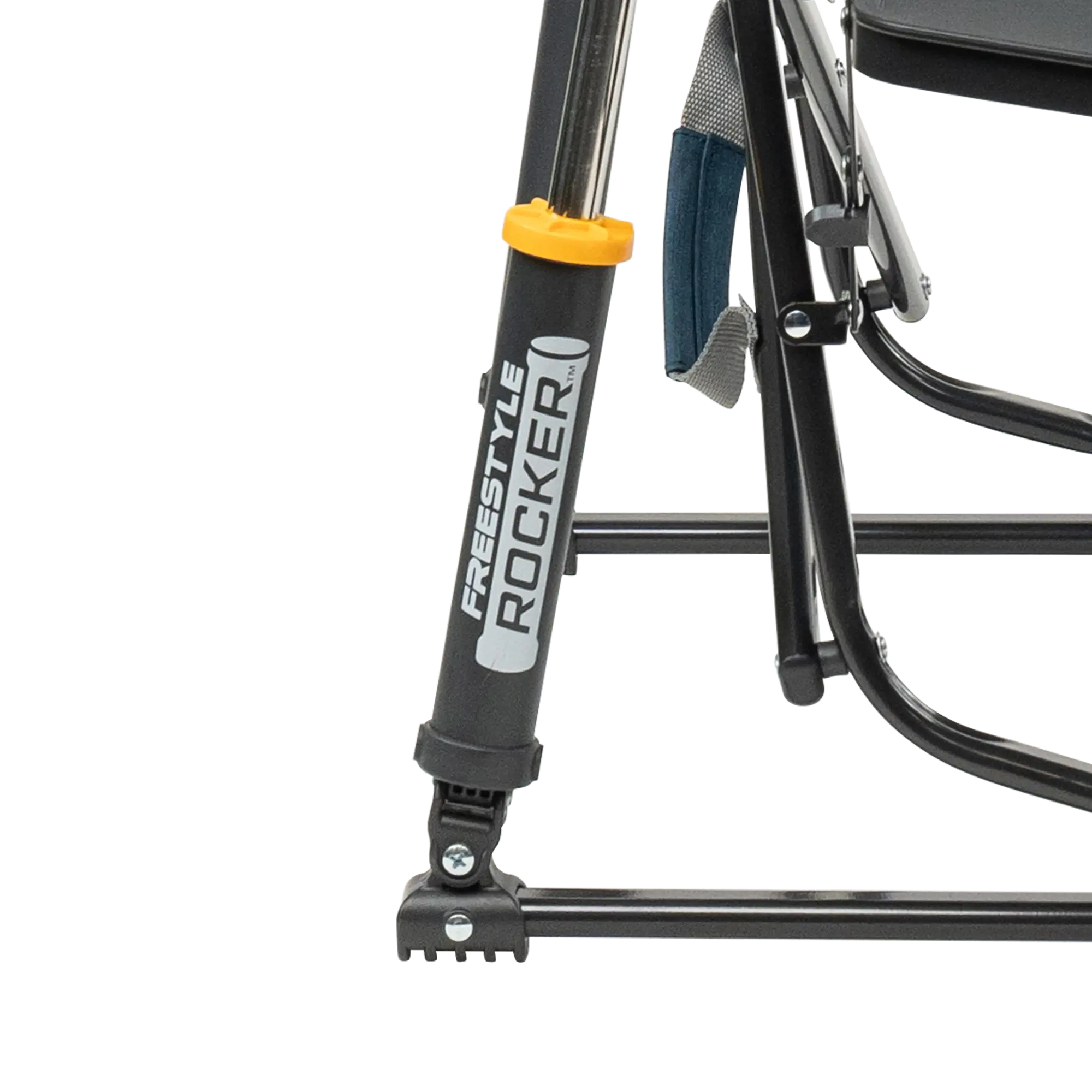 Heavy-Duty Freestyle Freestyle Rocker with Side Table - Choice 853 - Heavy-Duty Kickback Rocker with Beverage Holder Detail