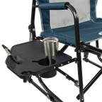 Heavy-Duty Freestyle Freestyle Rocker with Side Table - Choice 853 - Heavy-Duty Kickback Rocker with Beverage Holder Detail