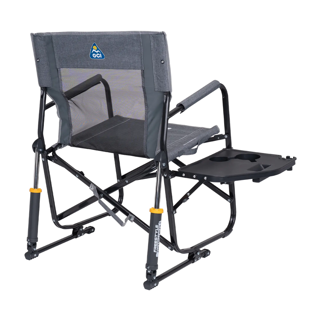 Heavy-Duty Freestyle Freestyle Rocker with Side Table - Choice 853 - Heavy-Duty Kickback Rocker with Beverage Holder Detail