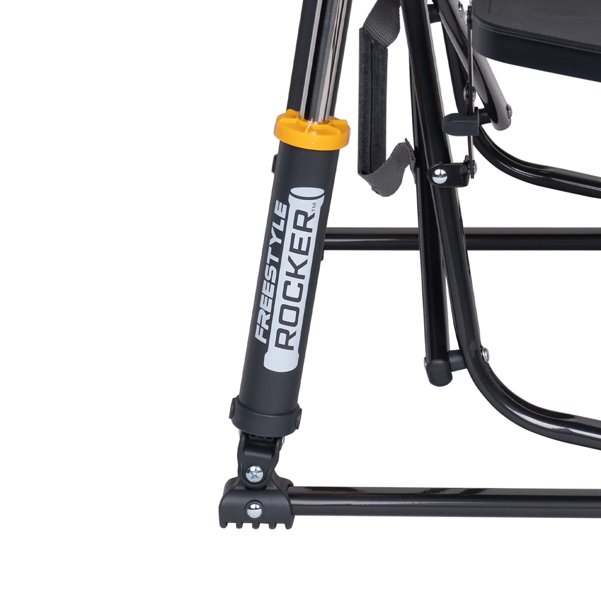 Heavy-Duty Freestyle Freestyle Rocker with Side Table - Choice 853 - Heavy-Duty Kickback Rocker with Beverage Holder Detail