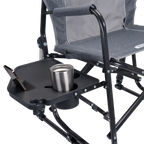 Heavy-Duty Freestyle Freestyle Rocker with Side Table - Choice 853 - Heavy-Duty Kickback Rocker with Beverage Holder Detail