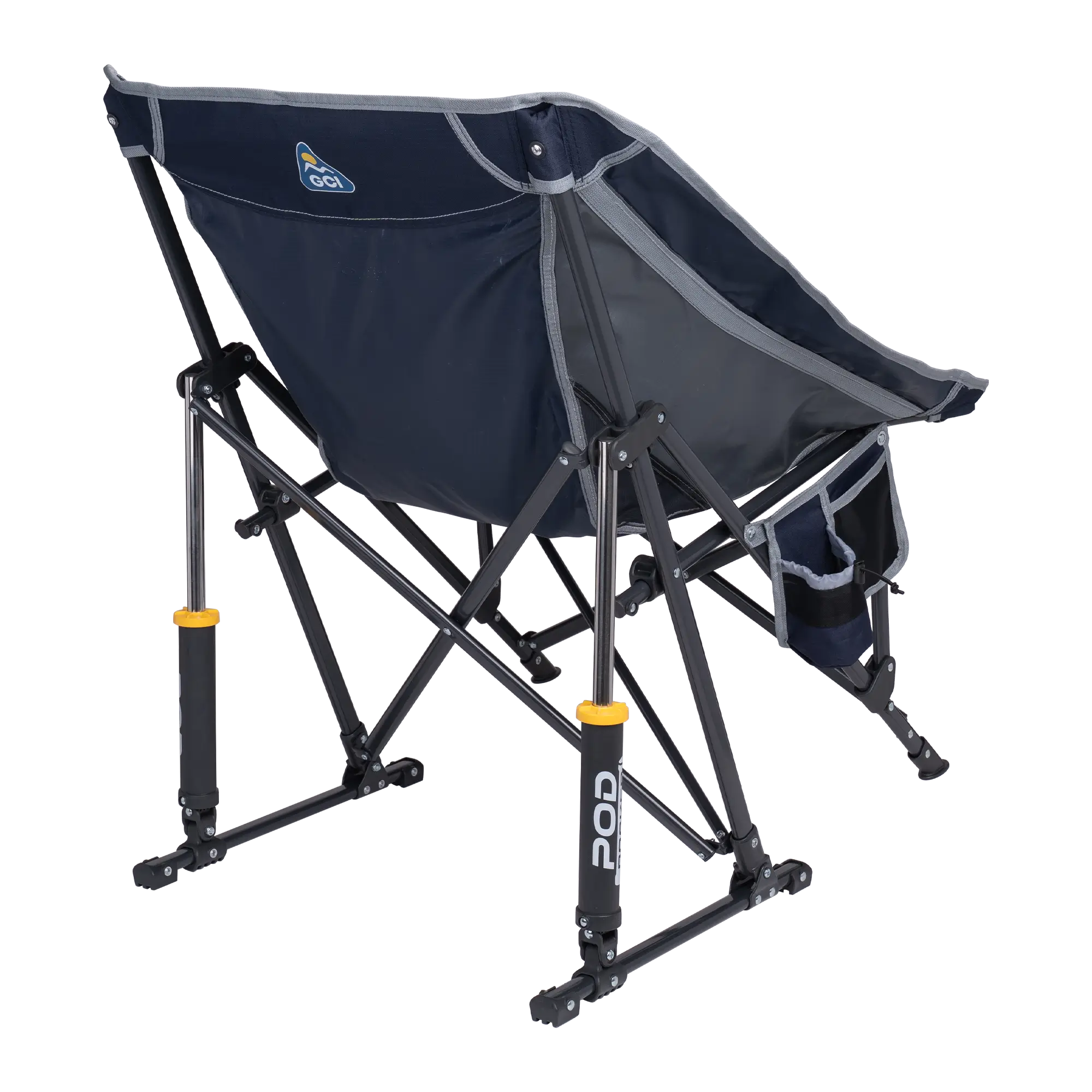 Heavy-Duty Freestyle Pod Rocker - Choice 933 - Heavy-Duty Kickback Rocker with Beverage Holder Detail