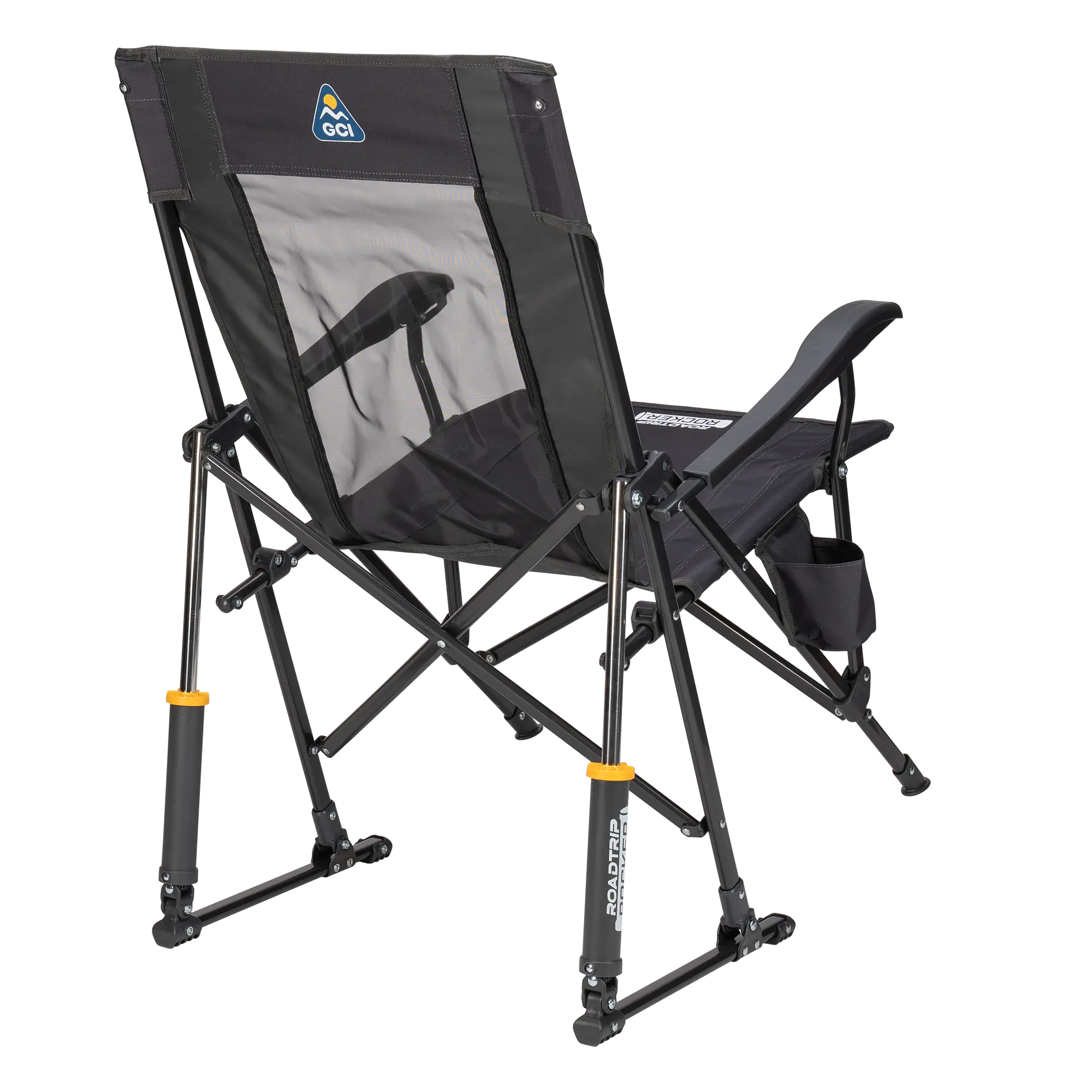 Smooth Motion RoadTrip Rocker - Choice 855 - Patented Spring-Action Rocking Chair for Camping Detail
