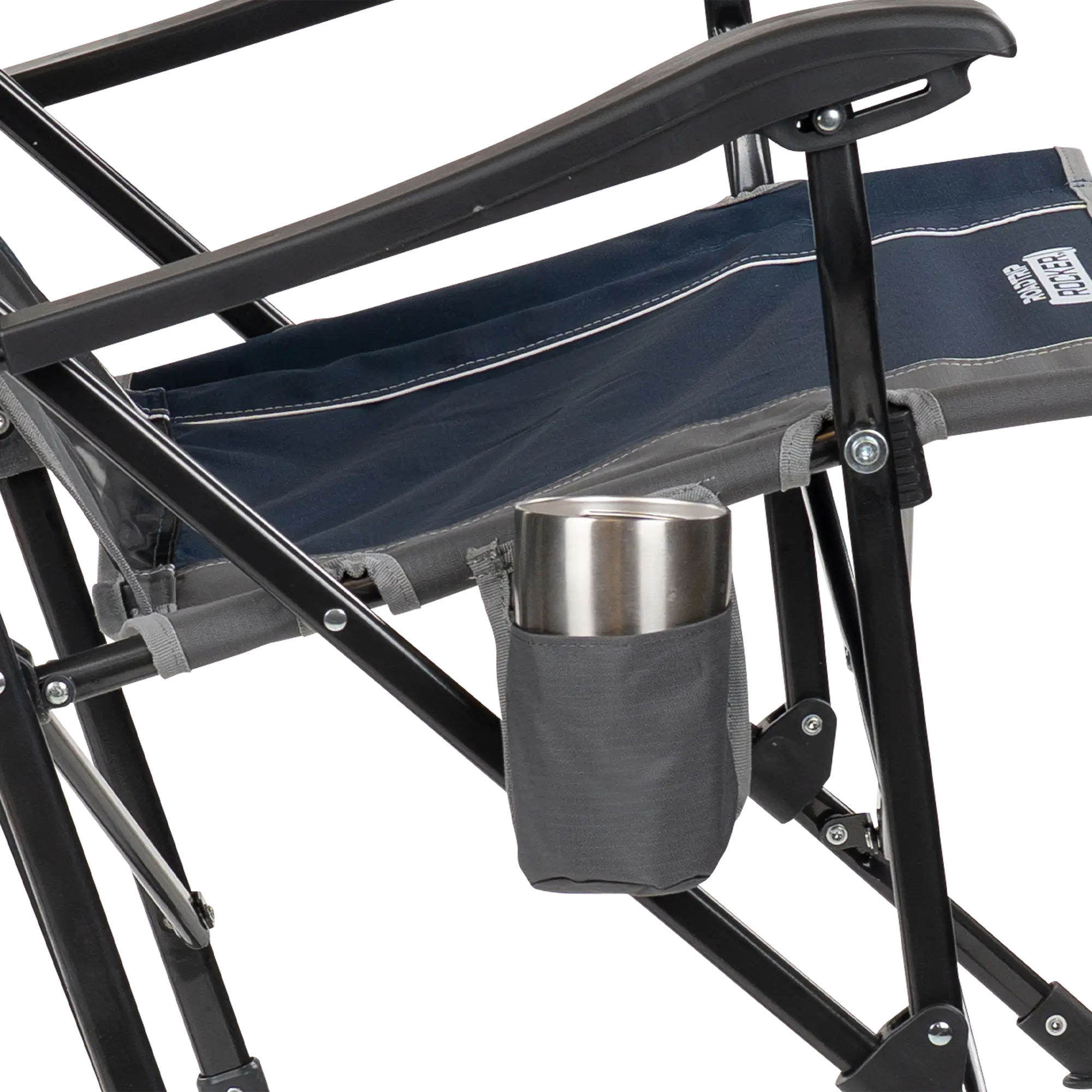 Smooth Motion RoadTrip Rocker - Choice 855 - Patented Spring-Action Rocking Chair for Camping Detail