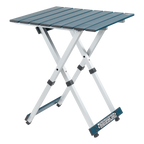 Slim-Fold Compact Camp Table 20 - Choice 513 - Master Outdoor Kitchen Station for Tailgating & BBQ - Teal