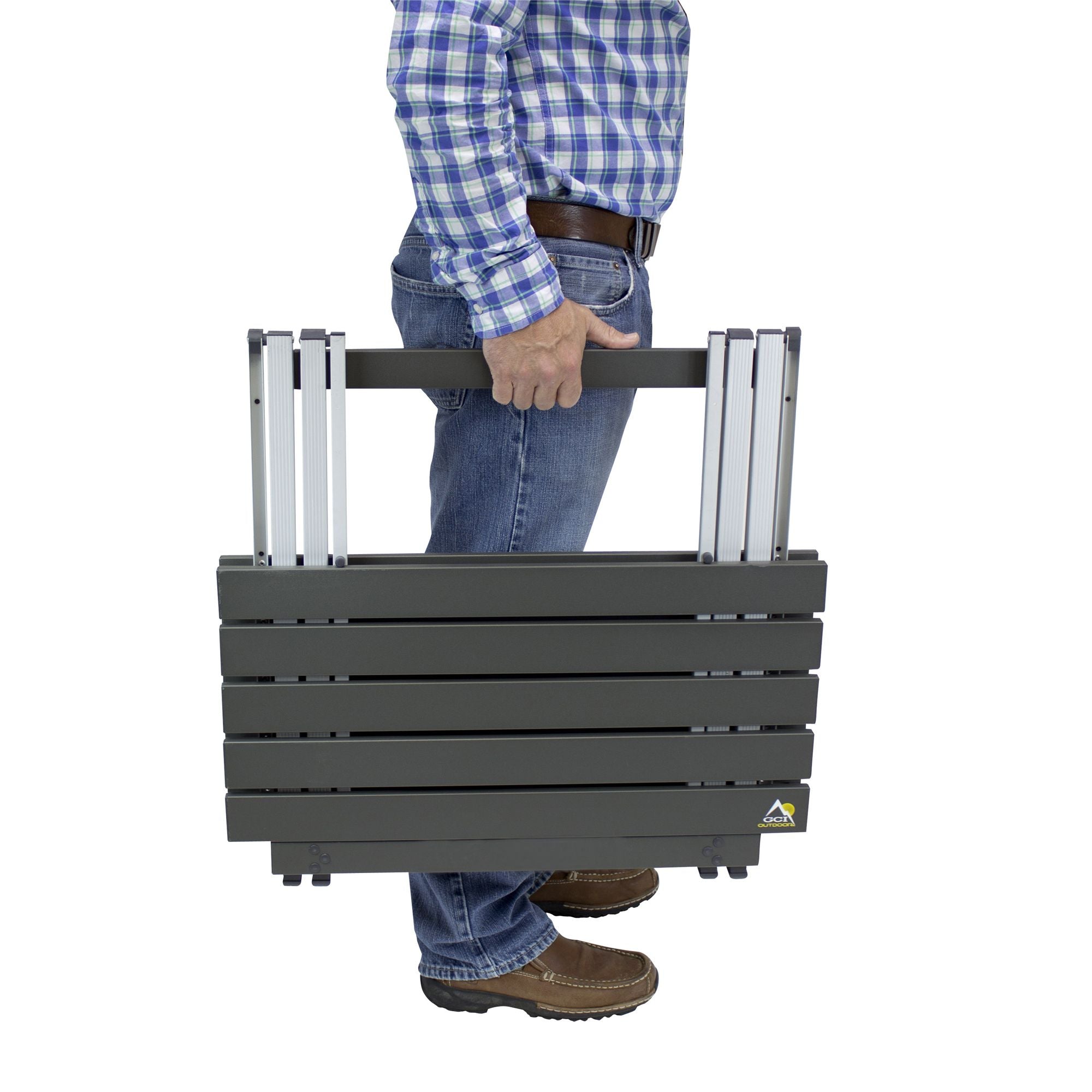 Heat-Resistant Compact Camp Table 25 - Choice 214 - Master Outdoor Kitchen Station for Tailgating & BBQ Detail