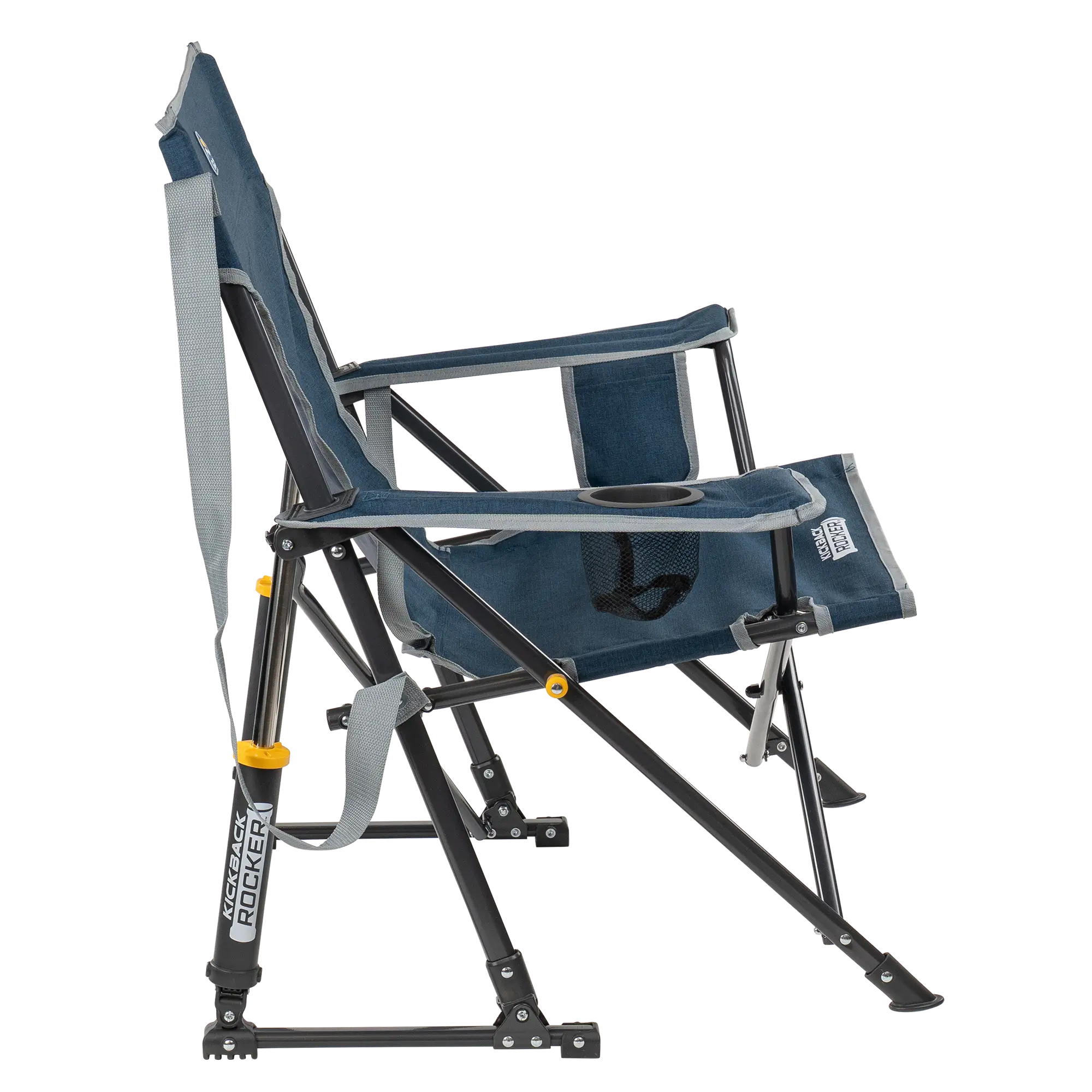Heavy-Duty Freestyle Kickback Rocker - Choice 345 - RoadTrip Rocker Smooth Motion Camp Chair Detail