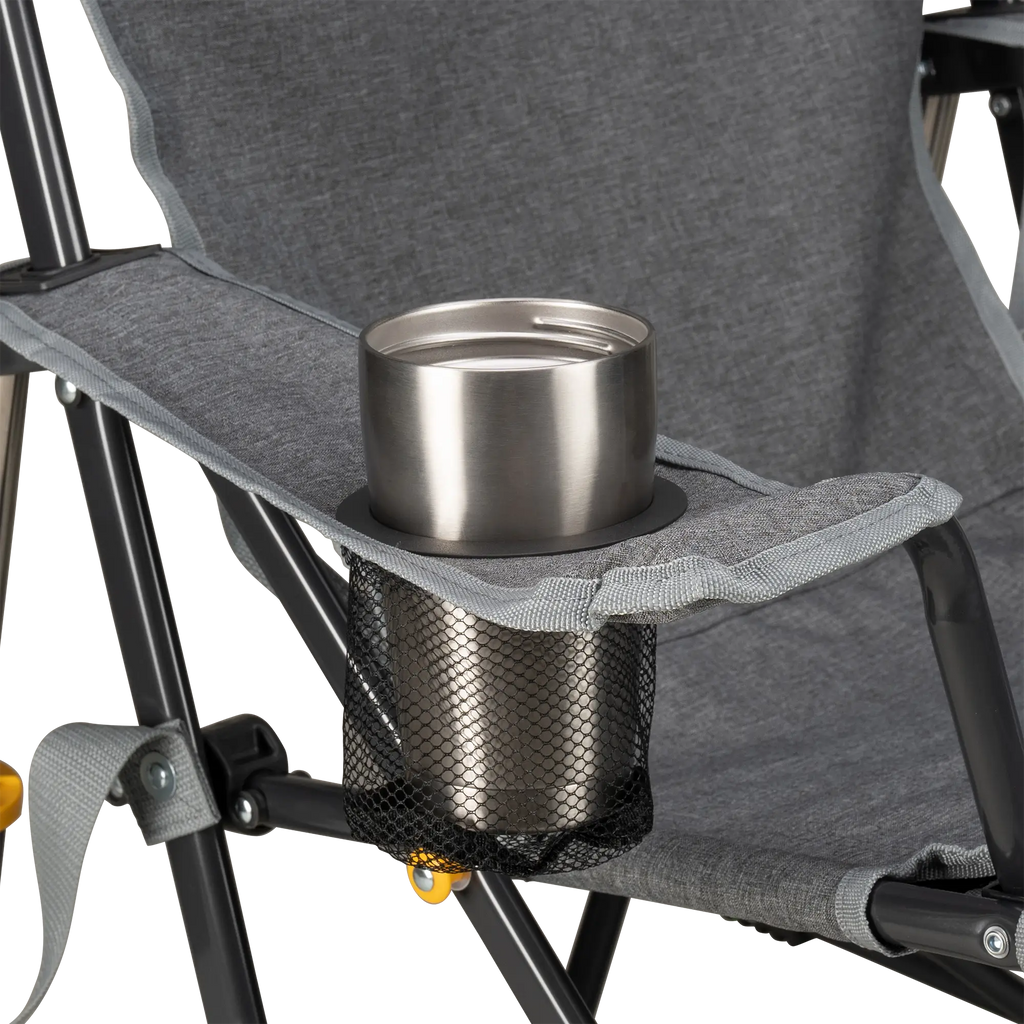Heavy-Duty Freestyle Kickback Rocker - Choice 345 - RoadTrip Rocker Smooth Motion Camp Chair Detail