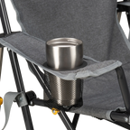 Heavy-Duty Freestyle Kickback Rocker - Choice 345 - RoadTrip Rocker Smooth Motion Camp Chair Detail