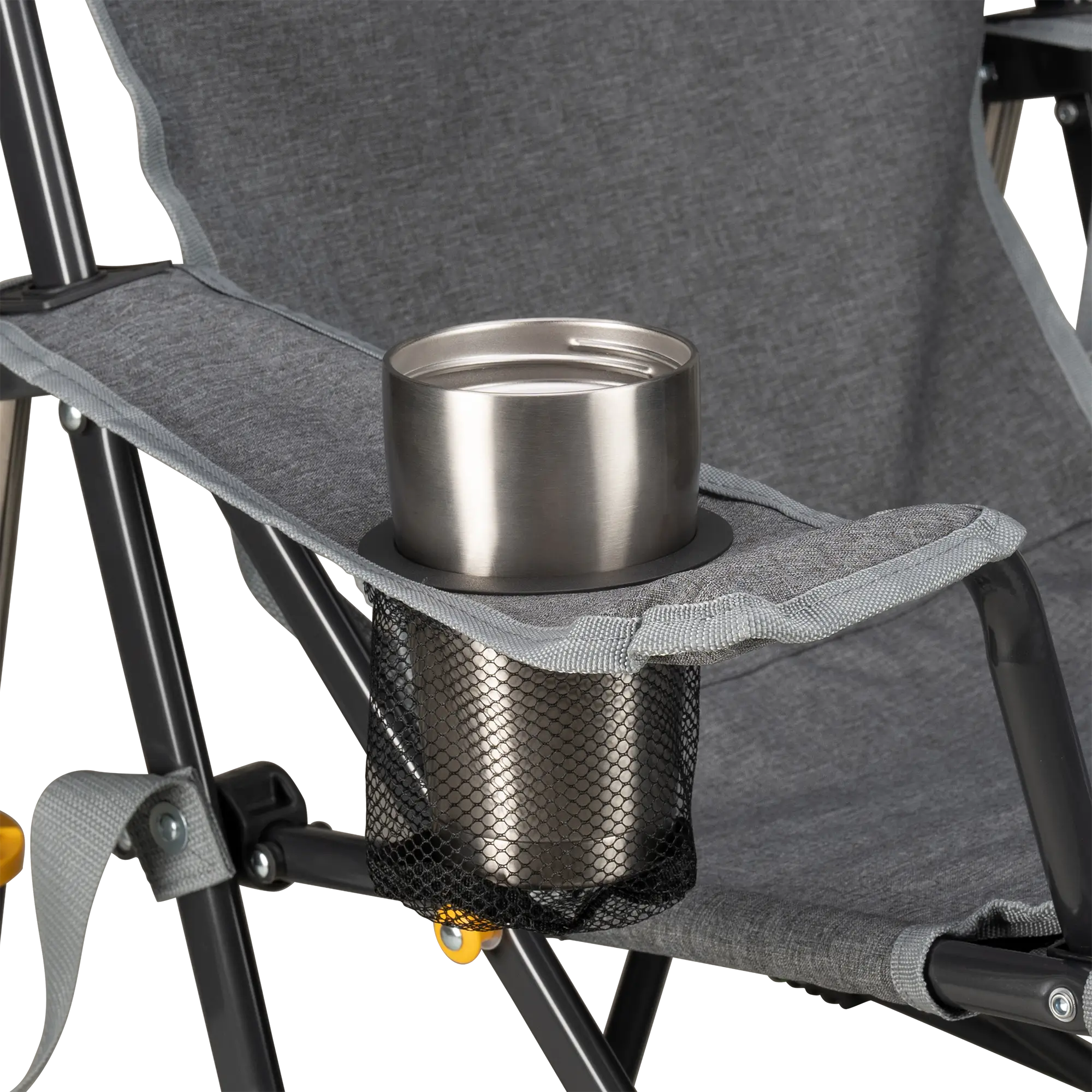 Heavy-Duty Freestyle Kickback Rocker - Choice 345 - RoadTrip Rocker Smooth Motion Camp Chair Detail