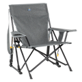 Heavy-Duty Freestyle Kickback Rocker - Choice 345 - RoadTrip Rocker Smooth Motion Camp Chair - Heathered Pewter