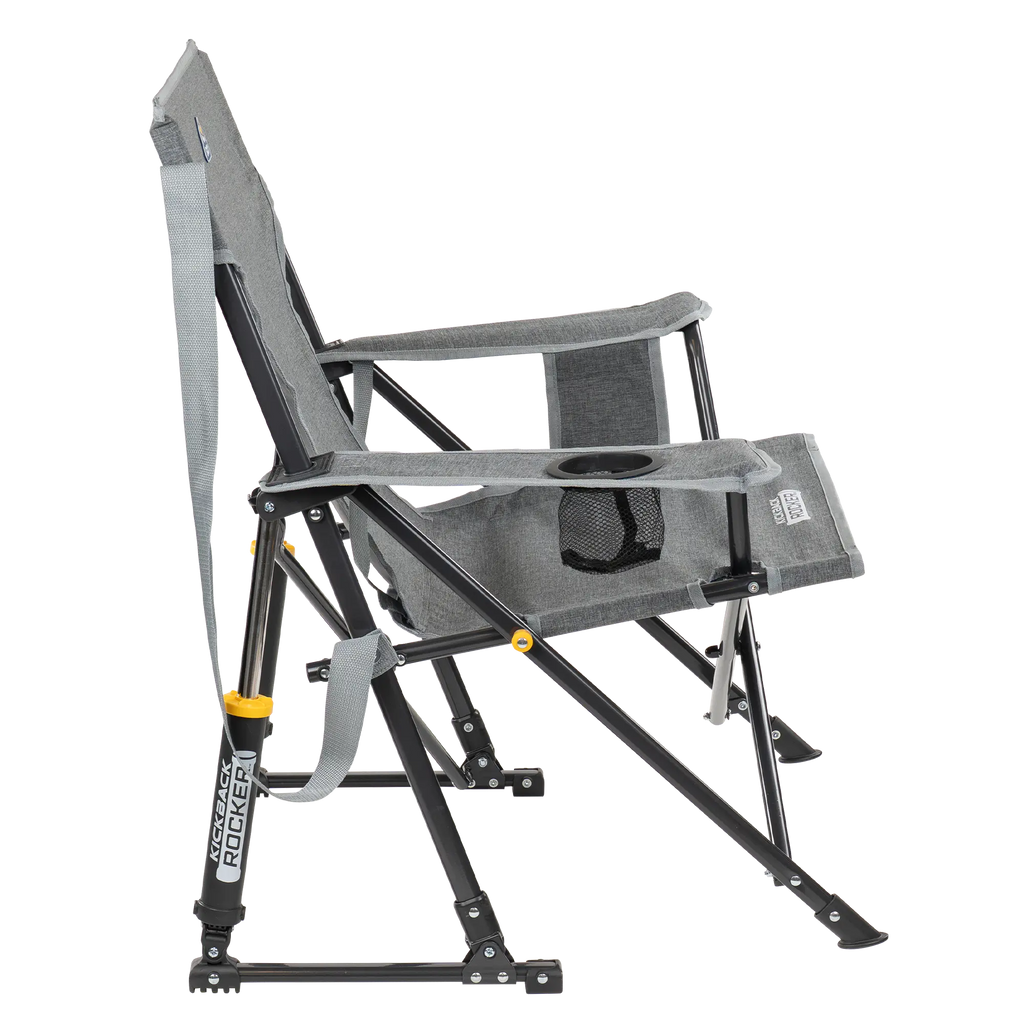 Heavy-Duty Freestyle Kickback Rocker - Choice 345 - RoadTrip Rocker Smooth Motion Camp Chair Detail