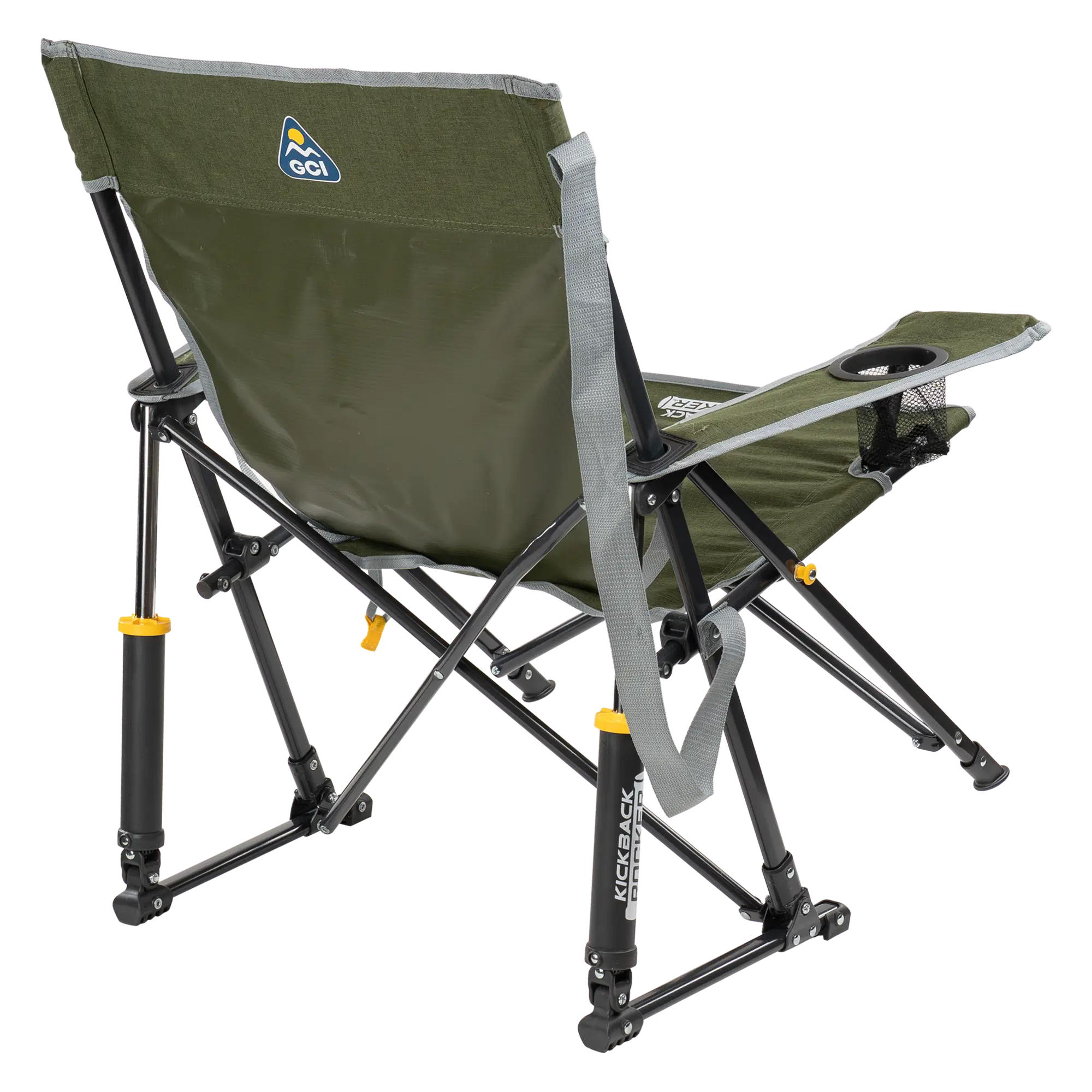 Heavy-Duty Freestyle Kickback Rocker - Choice 345 - RoadTrip Rocker Smooth Motion Camp Chair Detail