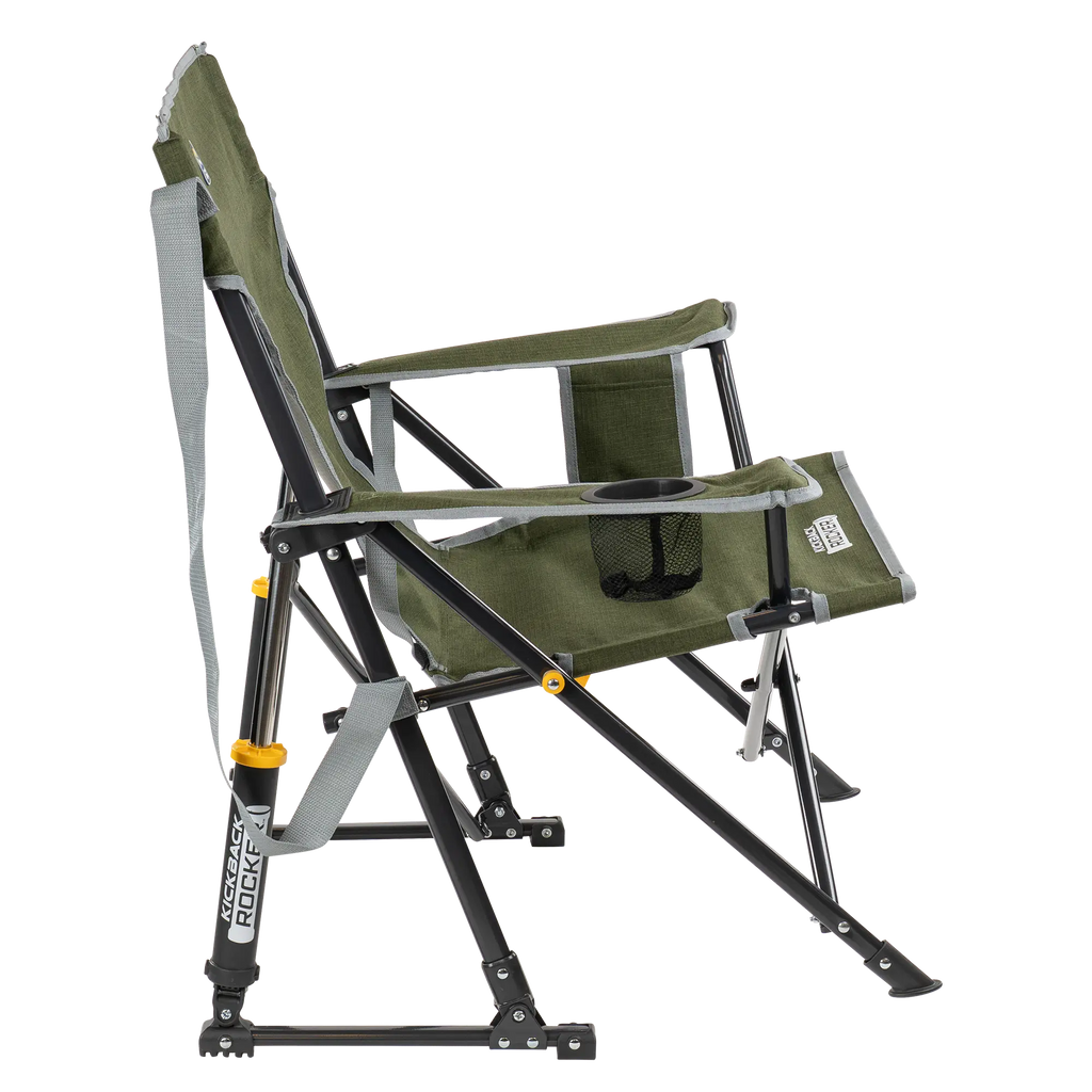 Heavy-Duty Freestyle Kickback Rocker - Choice 345 - RoadTrip Rocker Smooth Motion Camp Chair Detail