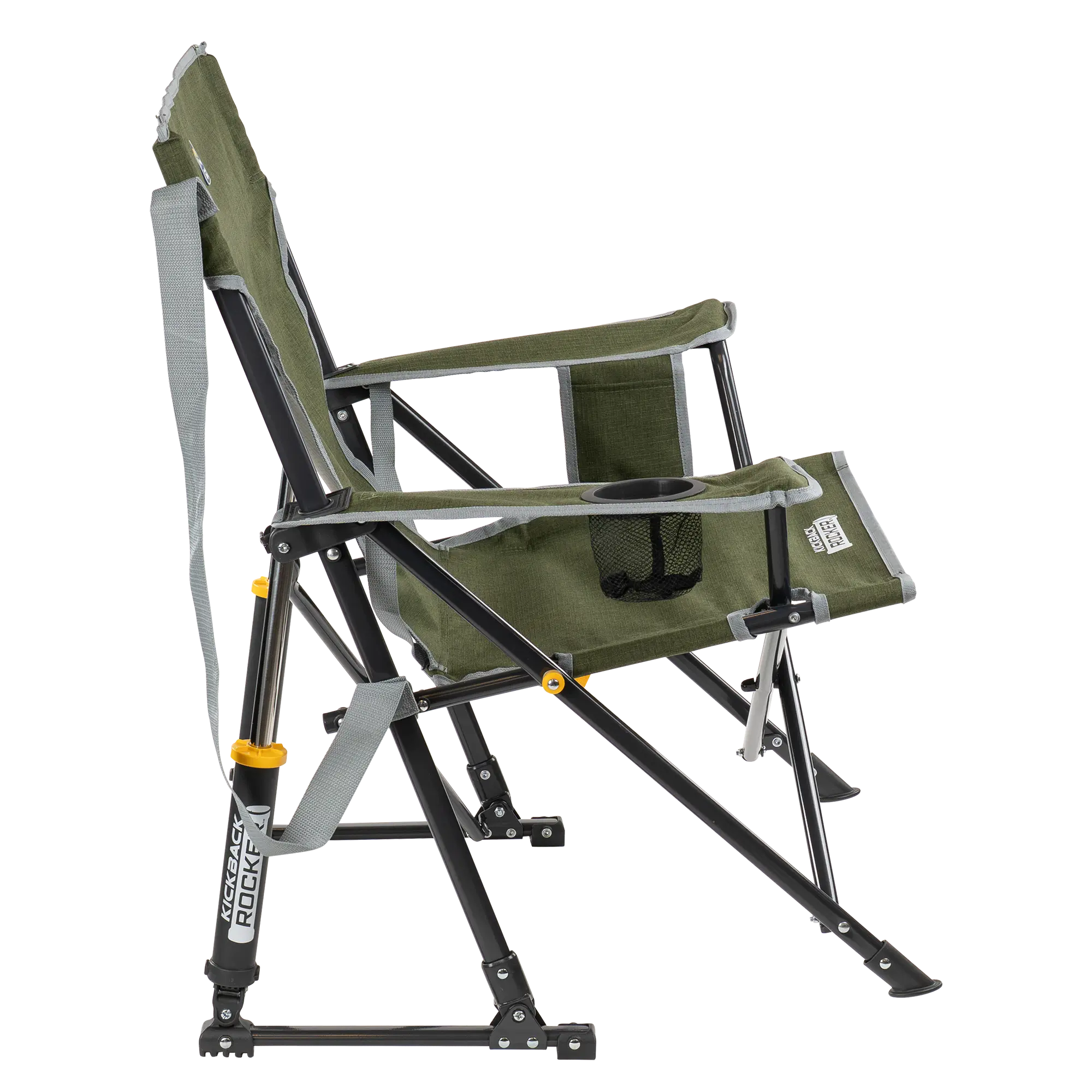 Heavy-Duty Freestyle Kickback Rocker - Choice 345 - RoadTrip Rocker Smooth Motion Camp Chair Detail