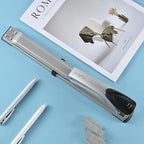 Minimalist Long Reach Stapler,with 2000 Staples & Stapler Remover Full Strip，20-25 Set