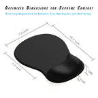 DEMON CHEST ErgoComfort Gel Wrist Rest Mouse Pad-Ergonomic Office for Daily Use