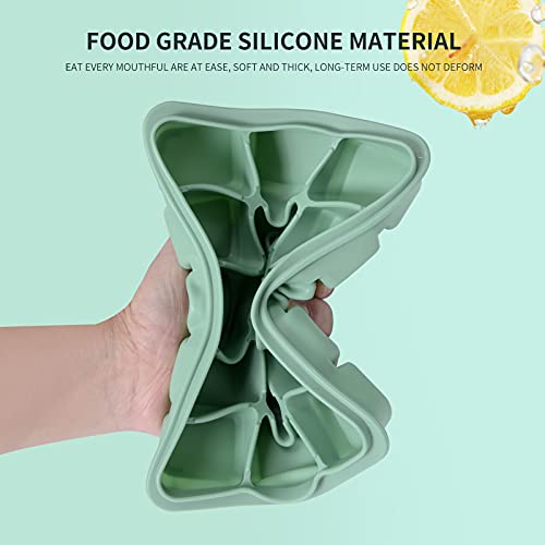 Modern Ice Cube Trays Set of 2, convenient Release 15 bendable Essentials