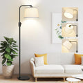 refined 【Upgraded】 Dimmable Floor Lamp, 1000 Lumens LED Edison Bulb Included, Set