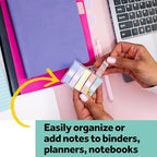 Eco-Friendly Post-it Flags, 0.47 in. x 1.7 in., One Dispenser Set