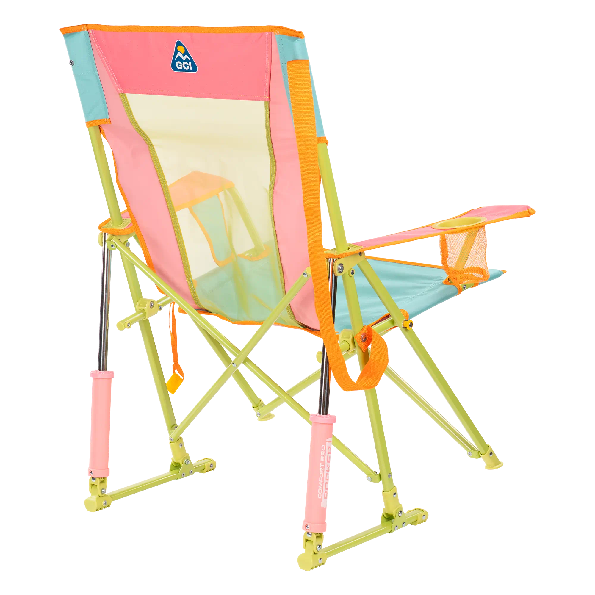 Heavy-Duty Freestyle Comfort Pro Rocker - Choice 375 - RoadTrip Rocker Smooth Motion Camp Chair Detail