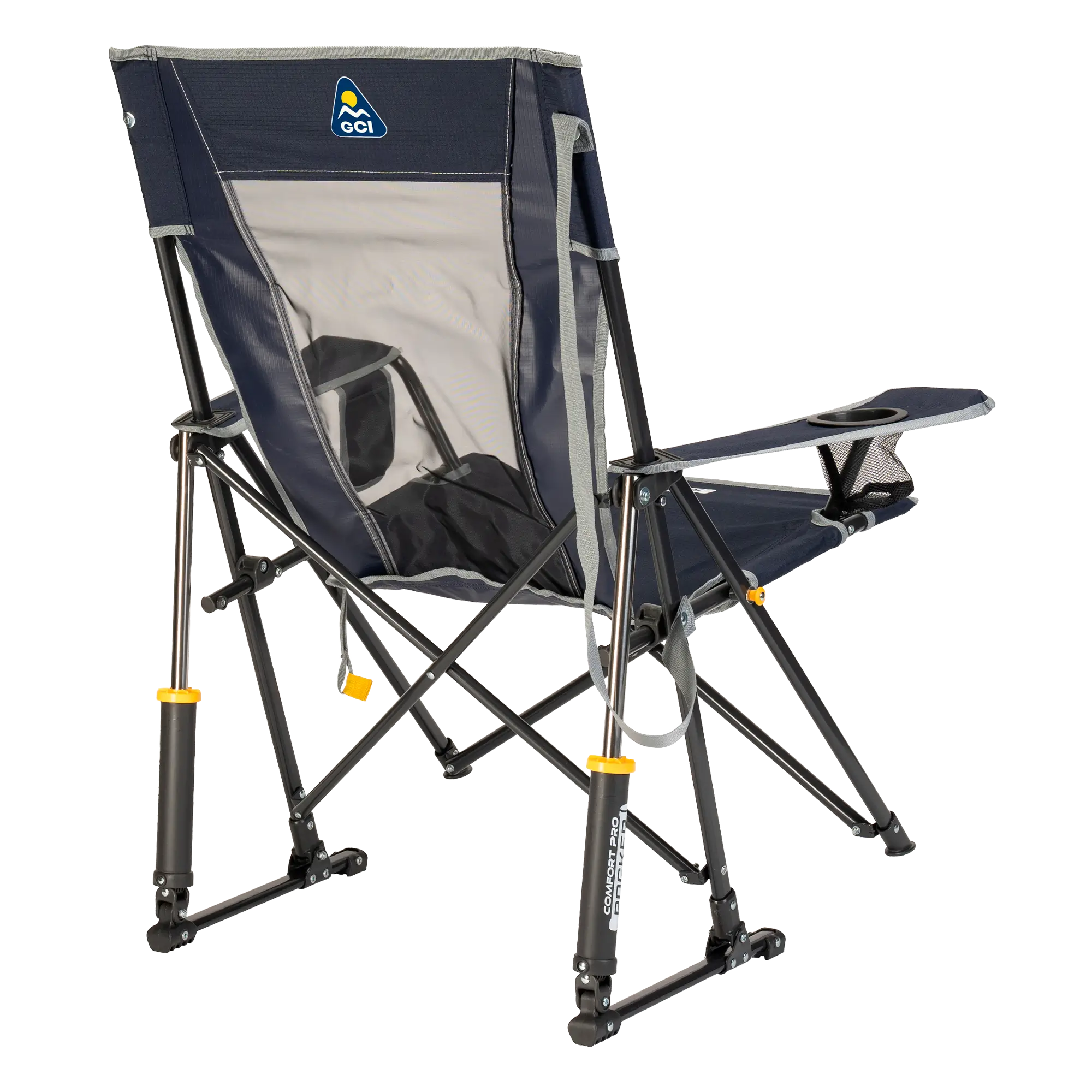 Heavy-Duty Freestyle Comfort Pro Rocker - Choice 375 - RoadTrip Rocker Smooth Motion Camp Chair Detail