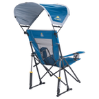 Luxury Camp SunShade Rocker - Choice 550 - Heavy-Duty Kickback Rocker with Beverage Holder Detail