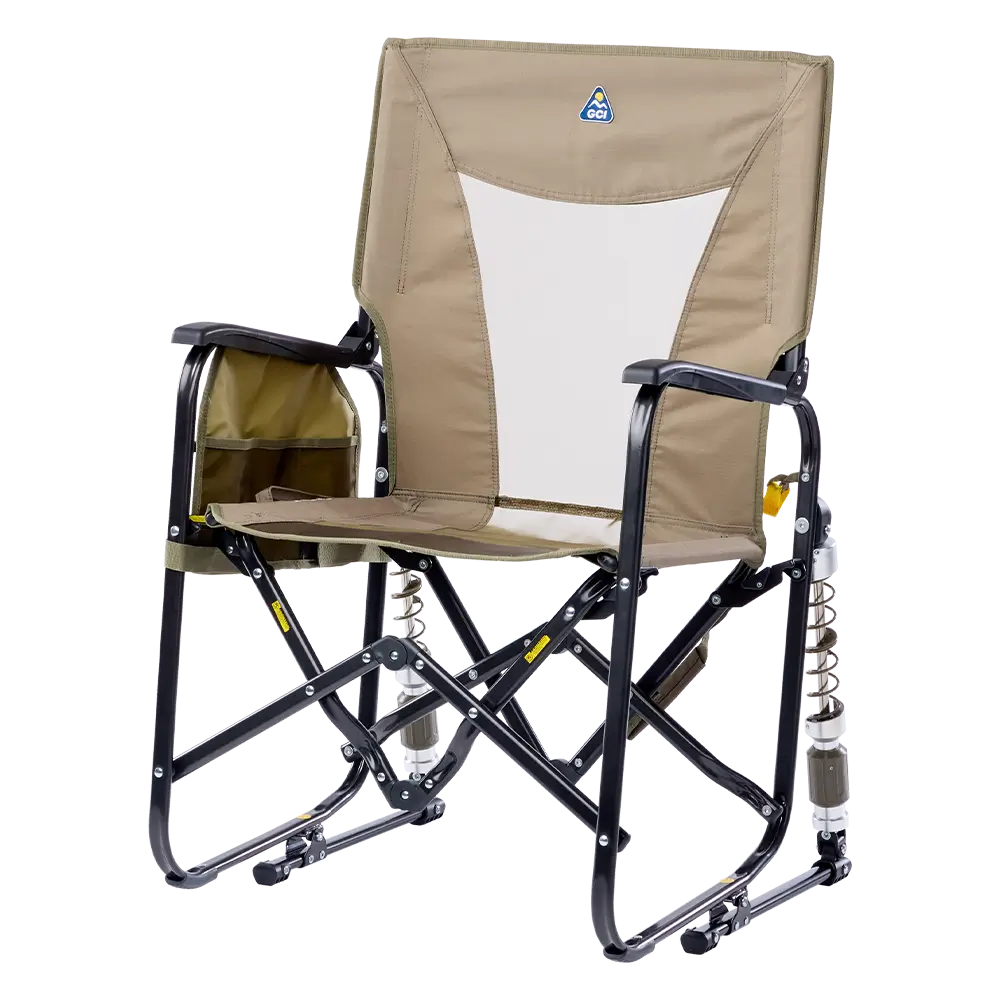 Luxury Camp Adjustable Rocker - Choice 573 - RoadTrip Rocker Smooth Motion Camp Chair Detail