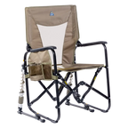 Luxury Camp Adjustable Rocker - Choice 573 - RoadTrip Rocker Smooth Motion Camp Chair - Aged Fatigue